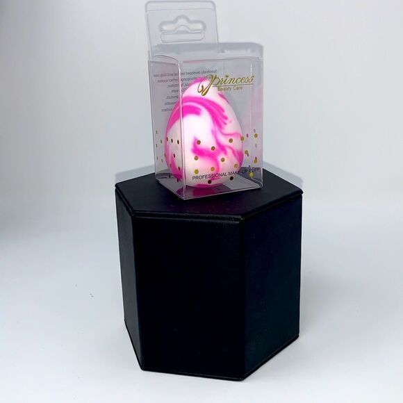 Princess Beauty Care Pink Tie Dye Makeup Beauty Blending Sponge - Picture 5 of 5